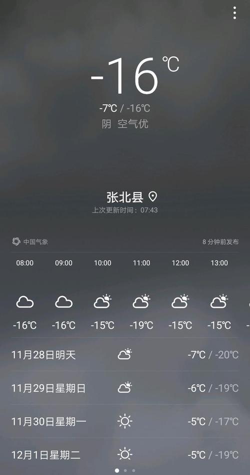 蔚县天气预报（张北天气预报）