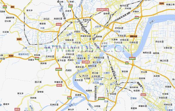 杭州电子地图（杭州电子地图最新版本）